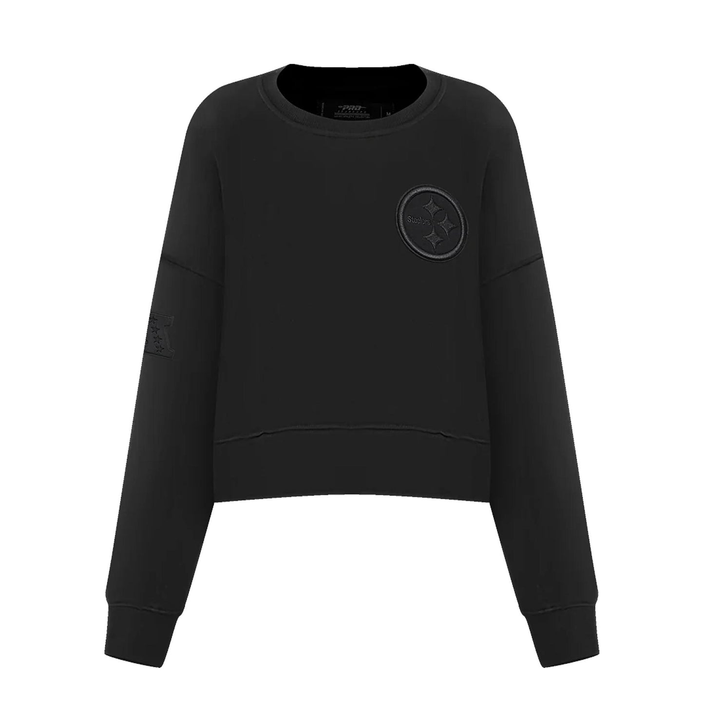 Pittsburgh Steelers Women's Blackout Crewneck