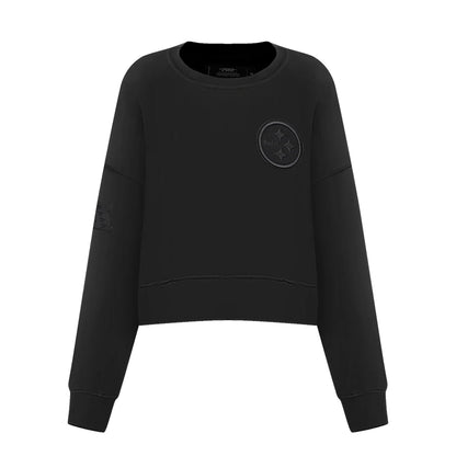 Pittsburgh Steelers Women's Blackout Crewneck