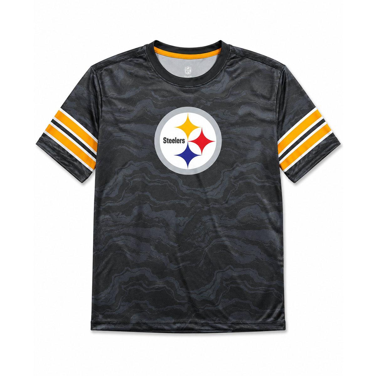 Pittsburgh Steelers Youth Wave Sublimated Tee
