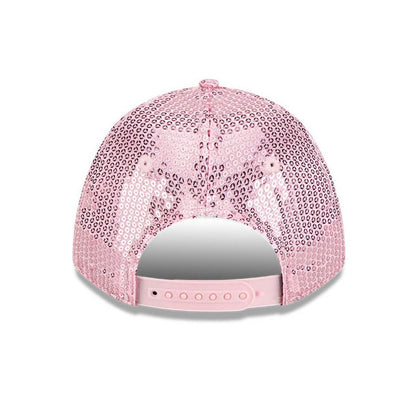 Pittsburgh Pirates Pink Sequin 9FORTY M Crown Women's Adjustable Hat