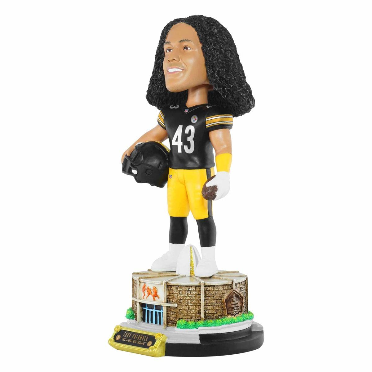 Troy Polamalu Pittsburgh Steelers Pro Football Hall of Fame Bobblehead