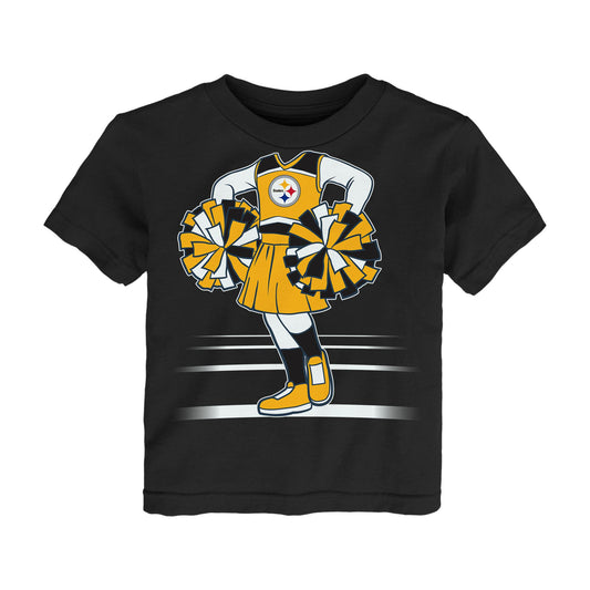 Pittsburgh Steelers Toddler Cheerleader Tee