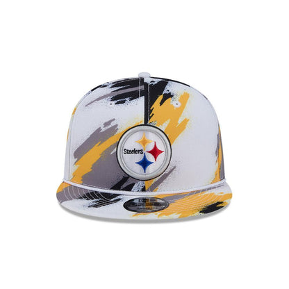 Pittsburgh Steelers Paint Black 9FIFTY Adjustable Hat