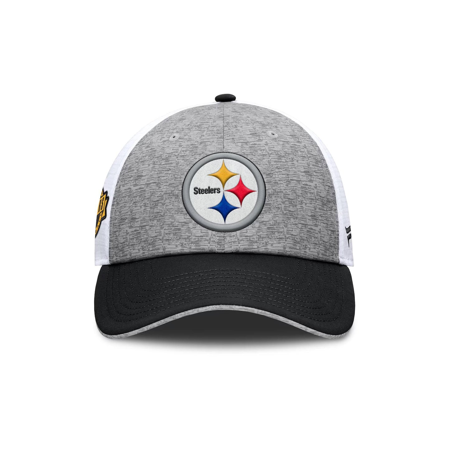 Pittsburgh Steelers Fanatics Gray/Black Option Trucker Adjustable Hat