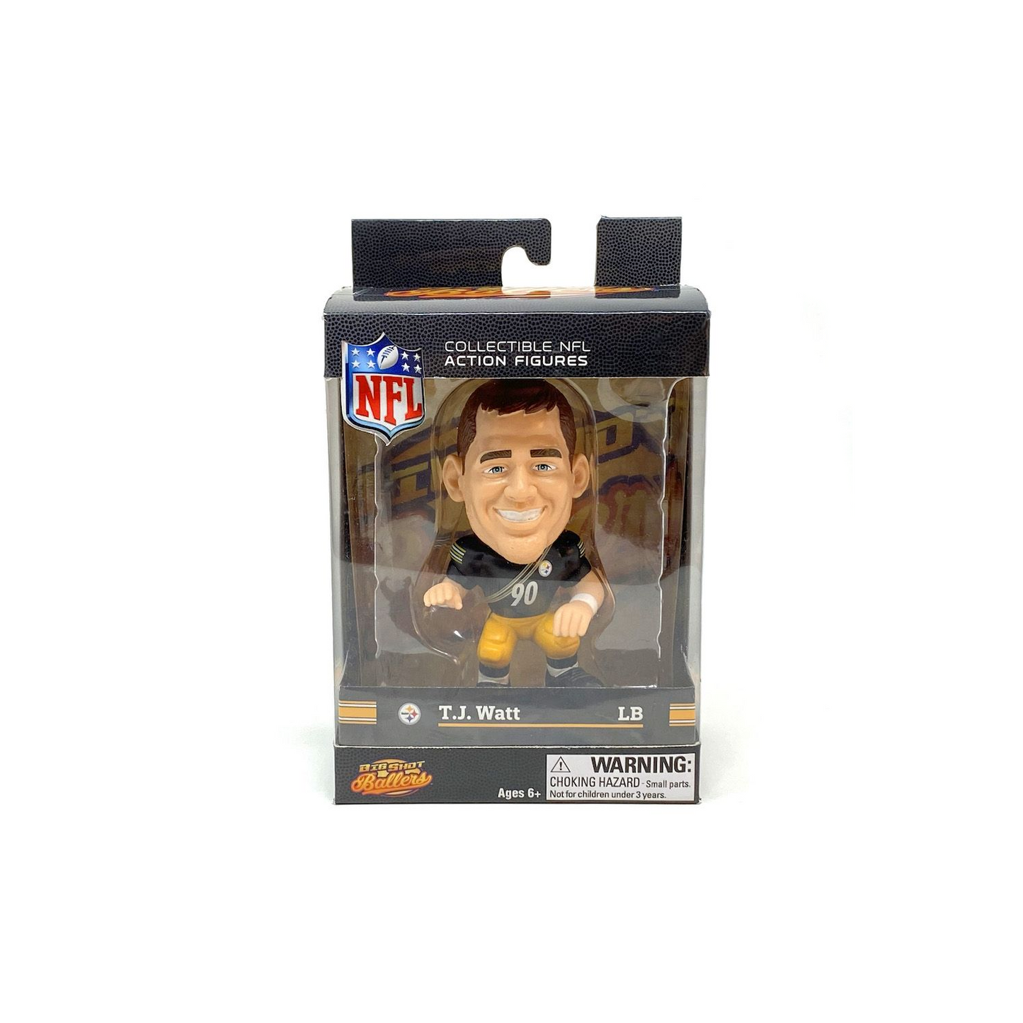 Pittsburgh Steelers #90 T.J. Watt Big Shot Baller Figurine