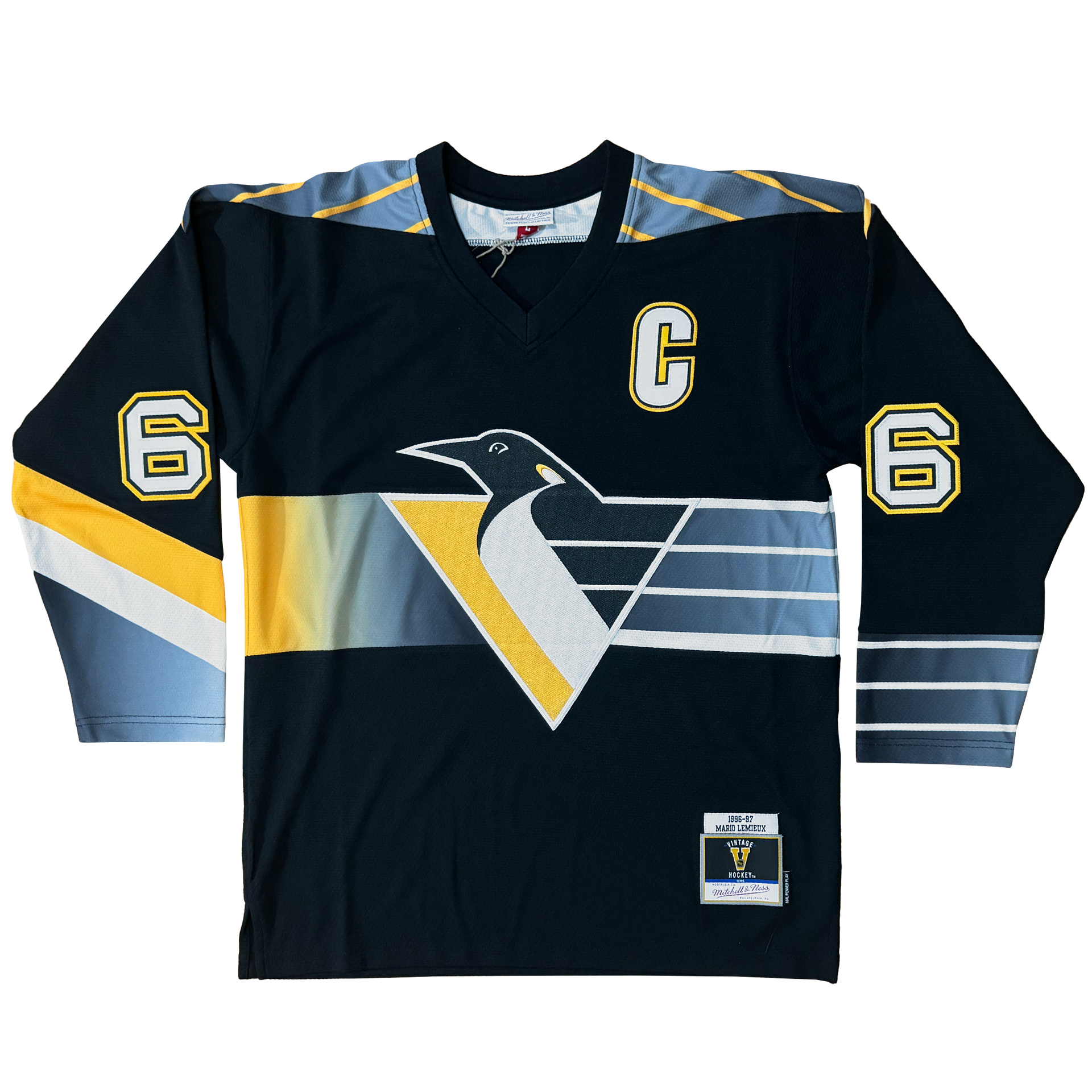 Mario Lemieux Black Pittsburgh Penguins 1996/97 Power Play Player