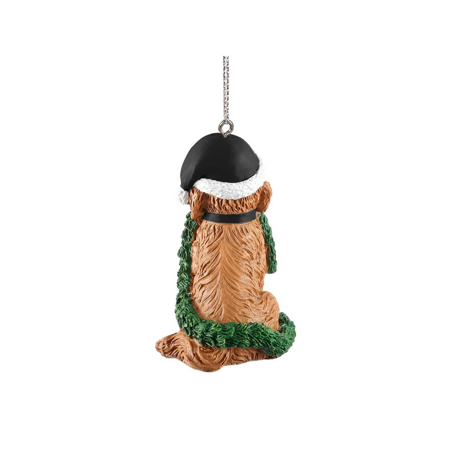 Pittsburgh Steelers Dog & Garland Ornament