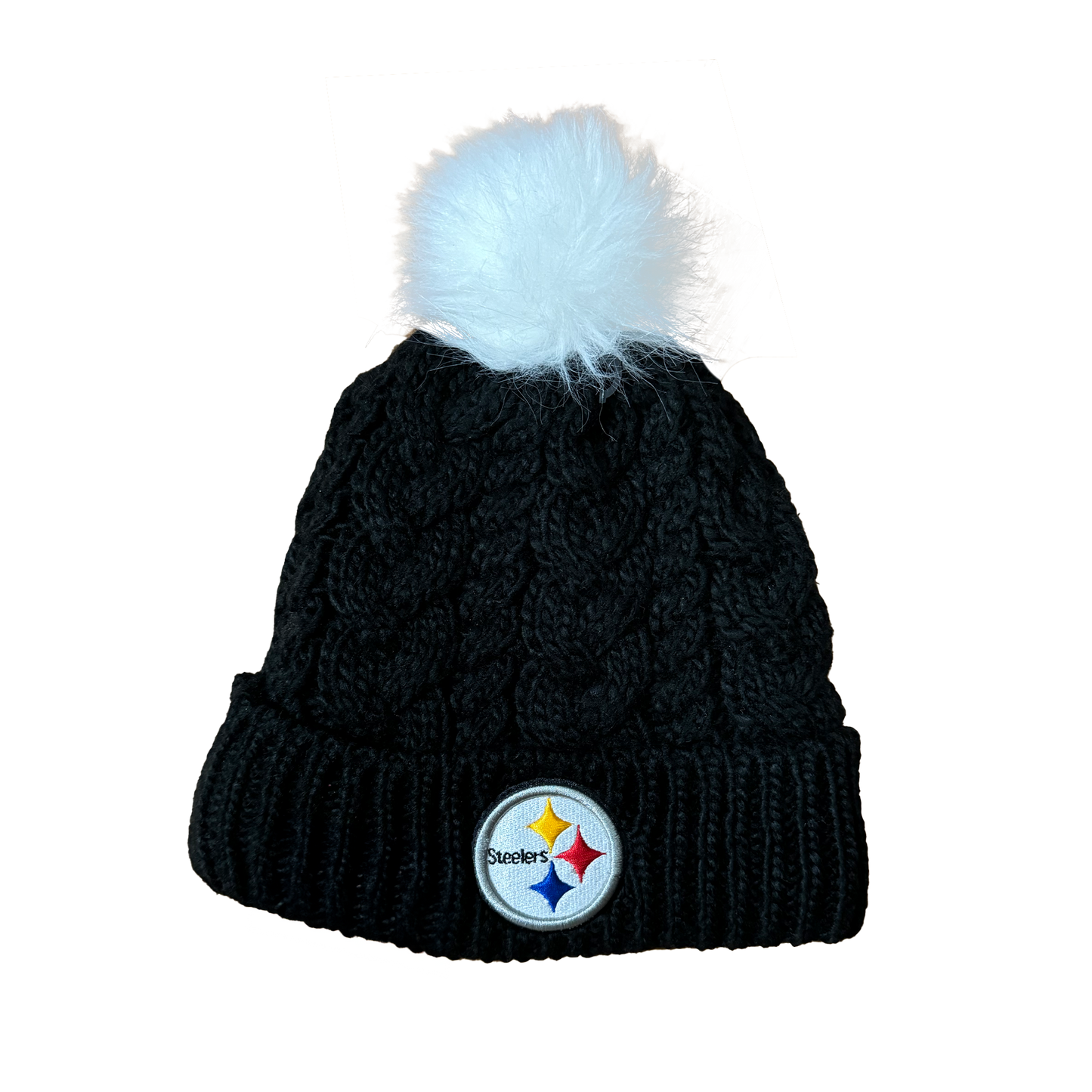 Women's Pittsburgh Steelers Puff Beanie