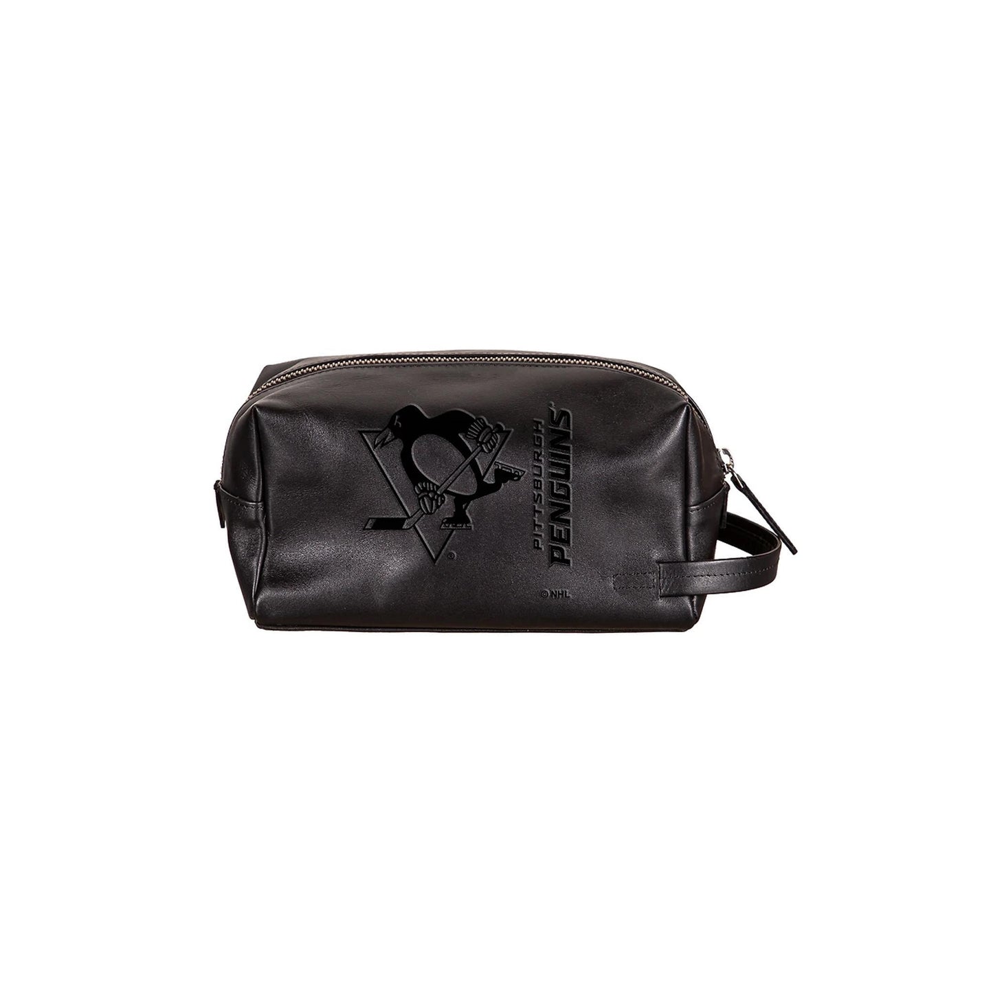 Pittsburgh Penguins Hybrid Leather Lined Toiletry Bag