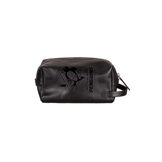 Pittsburgh Penguins Hybrid Leather Lined Toiletry Bag