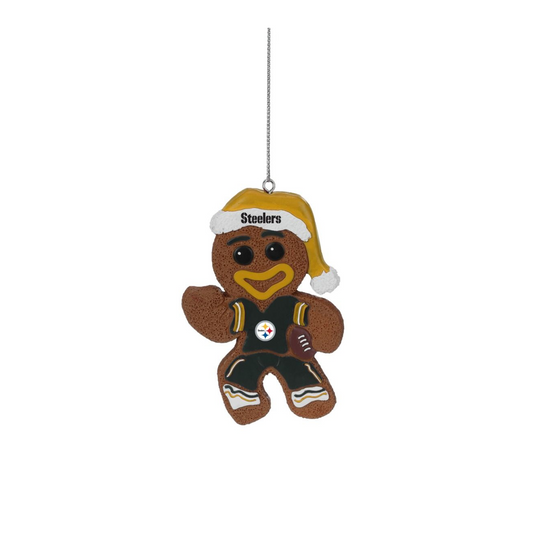 Pittsburgh Steelers Gingerbread Man Ornament