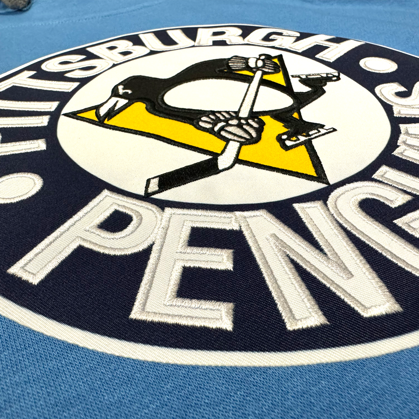 Pittsburgh Penguins Light Blue Victory Hoodie