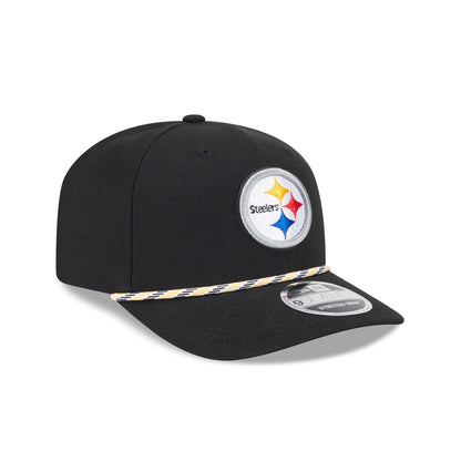 Pittsburgh Steelers New Era 9SEVENTY Black Multi Rope Hat
