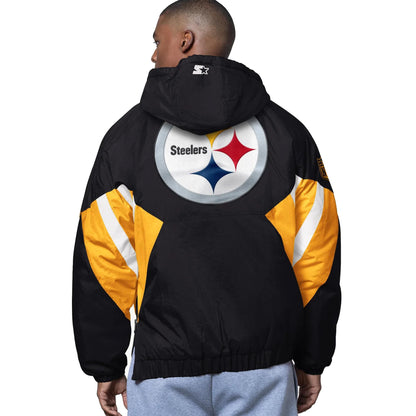 Starter Pittsburgh Steelers Line Up Breakaway Crinkle Popover