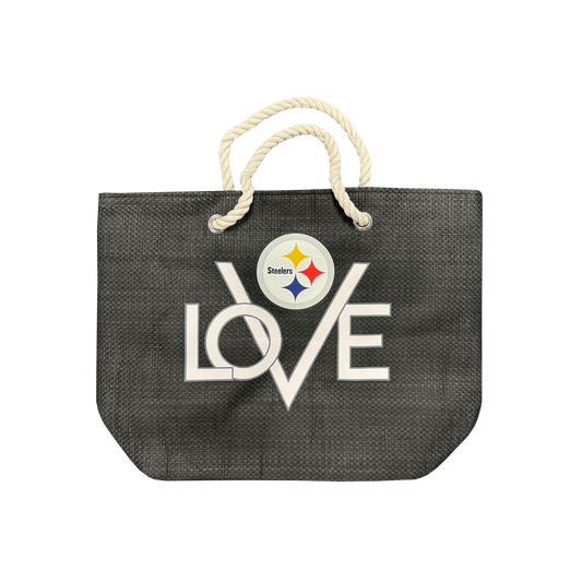 Pittsburgh Steelers LOVE Tote Bag