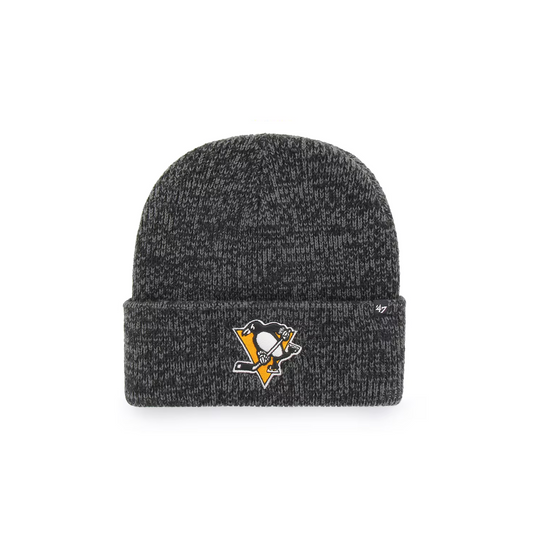 Pittsburgh Penguins '47 Black Brain Freeze Cuffed Knit Beanie