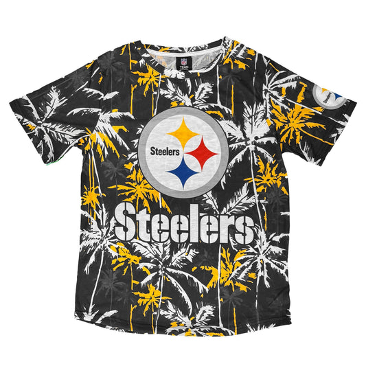 Exclusive Pittsburgh Steelers All Over Tropical Tee