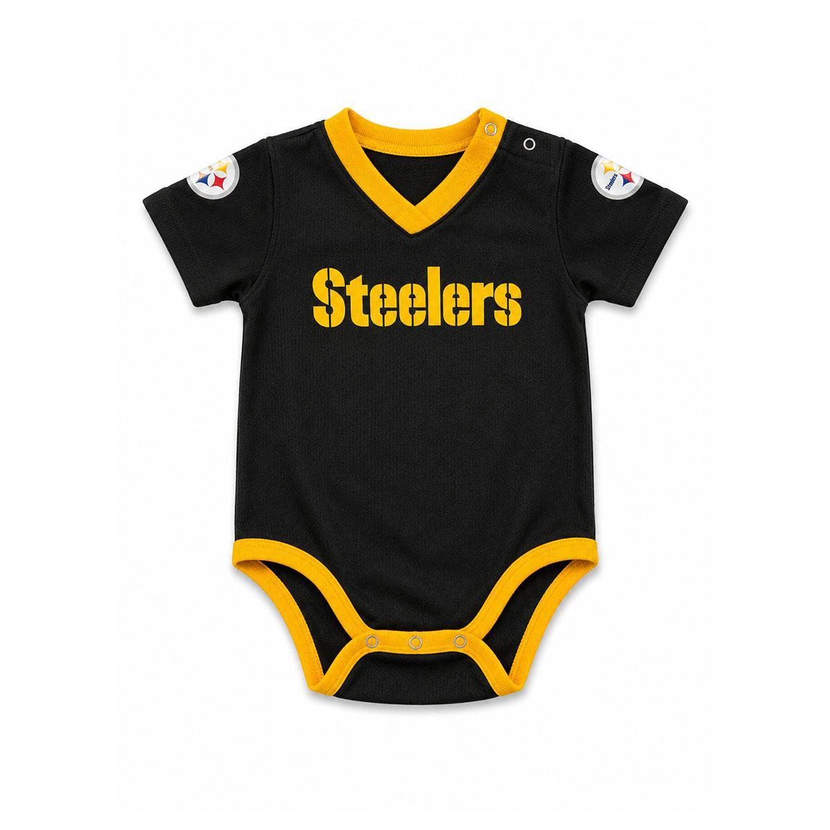 Pittsburgh Steelers Jersey Wordmark Onesie