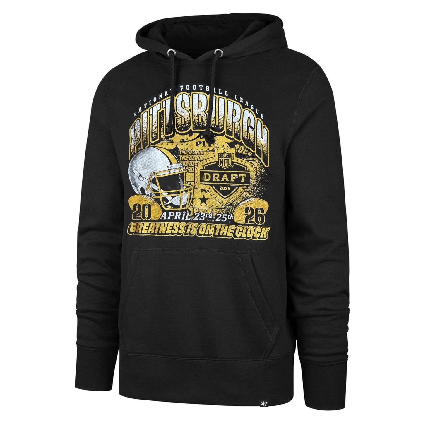 '47 Brand NFL Draft Greatness on the Clock Jet Black Hoodie