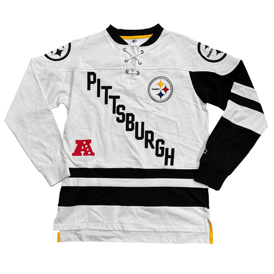 Starter Pittsburgh Steelers Hat Trick Long Sleeve Tunic Top