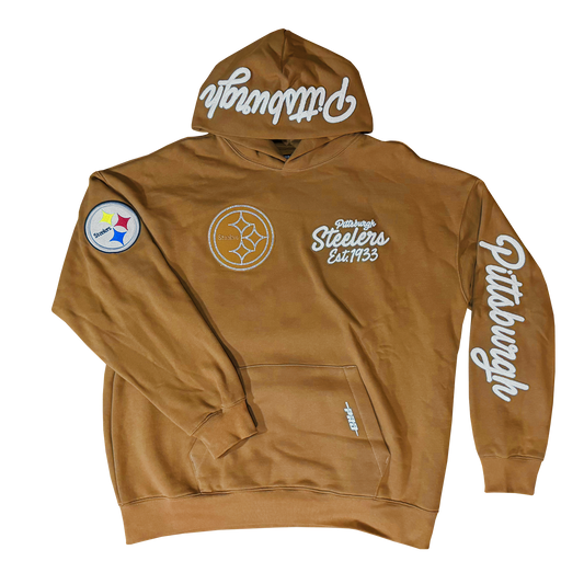 Pro Standard Pittsburgh Steelers Tan Heavyweight Hoodie