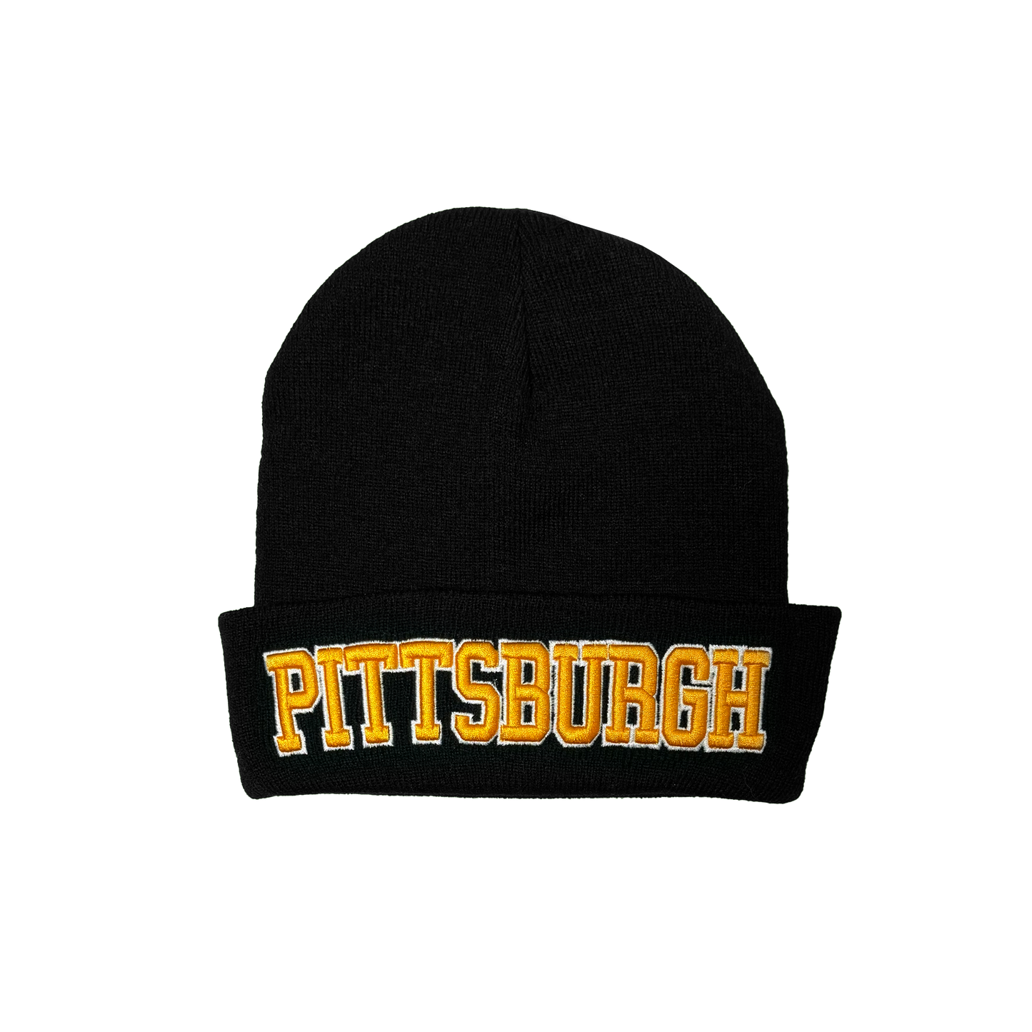 Pittsburgh Gold Wordmark Beanie