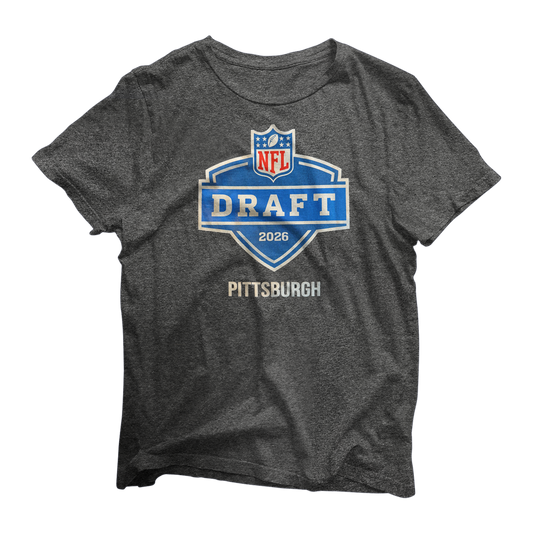 Pittsburgh Steelers Pittsburgh Draft Charcoal Tee