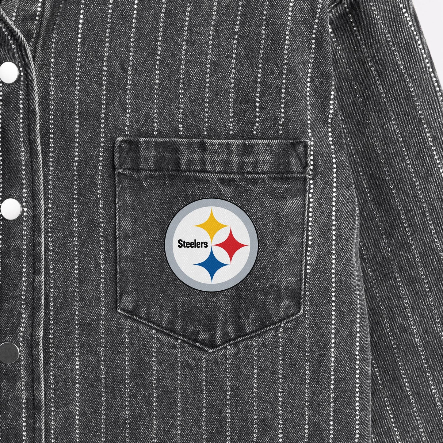 Pittsburgh Steelers Womens Gameday Couture Rhinestone Jacket
