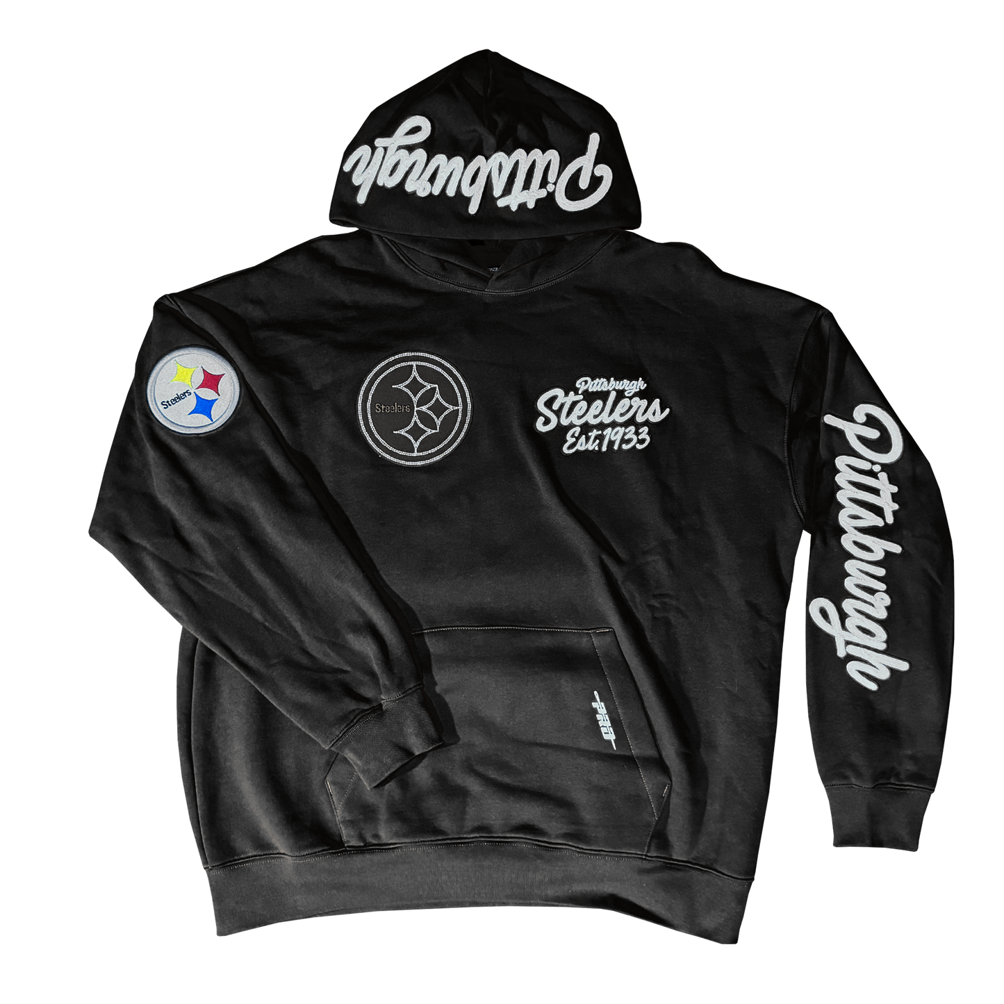 Pro Standard Pittsburgh Steelers Black Heavyweight Hoodie