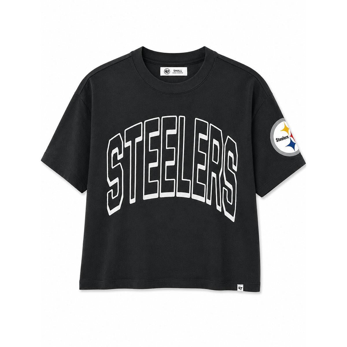 Pittsburgh Steelers Women's Outline Cropped Top