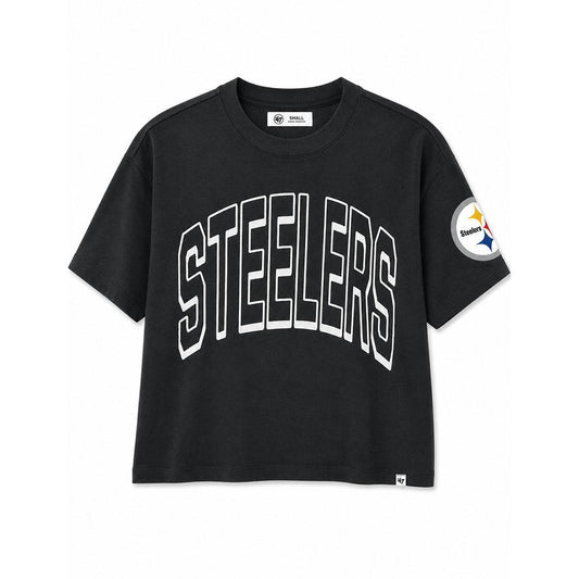 Pittsburgh Steelers Women's Outline Cropped Top