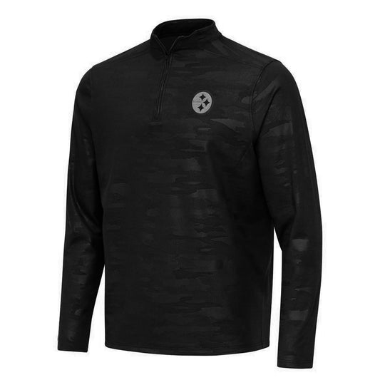 Antigua Pittsburgh Steelers Obscure Long Sleeve 1/4 Zip