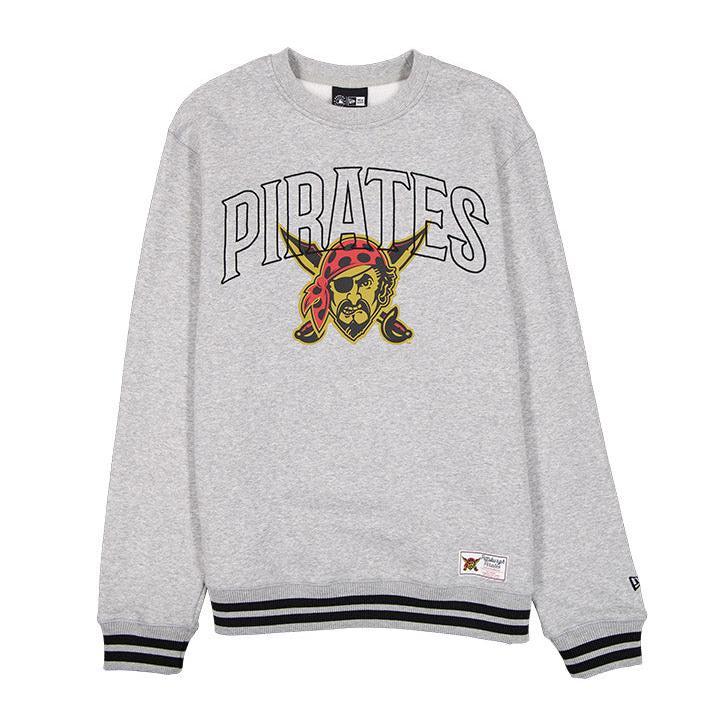 New Era Pittsburgh Pirates City Connect Grey Crew Neck