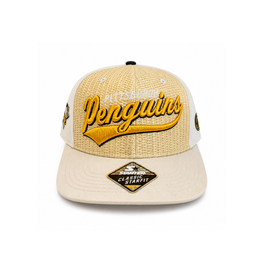 Pittsburgh Penguins Beach Script Starter Snapback