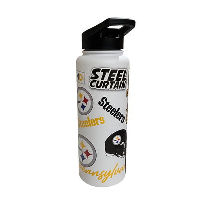 Pittsburgh Steelers 34oz Quencher Bottle