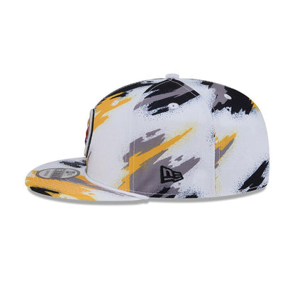 Pittsburgh Steelers Paint Black 9FIFTY Adjustable Hat