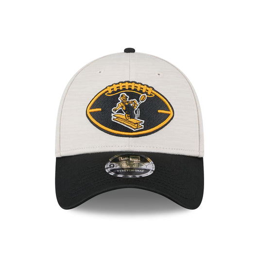 Pittsburgh Steelers 2024 Sideline Historic 9FORTY Stretch-Snap Hat