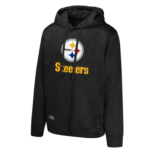 NFL Combine Men's Pittsburgh Steelers Black Stadium Pullover Hoodie