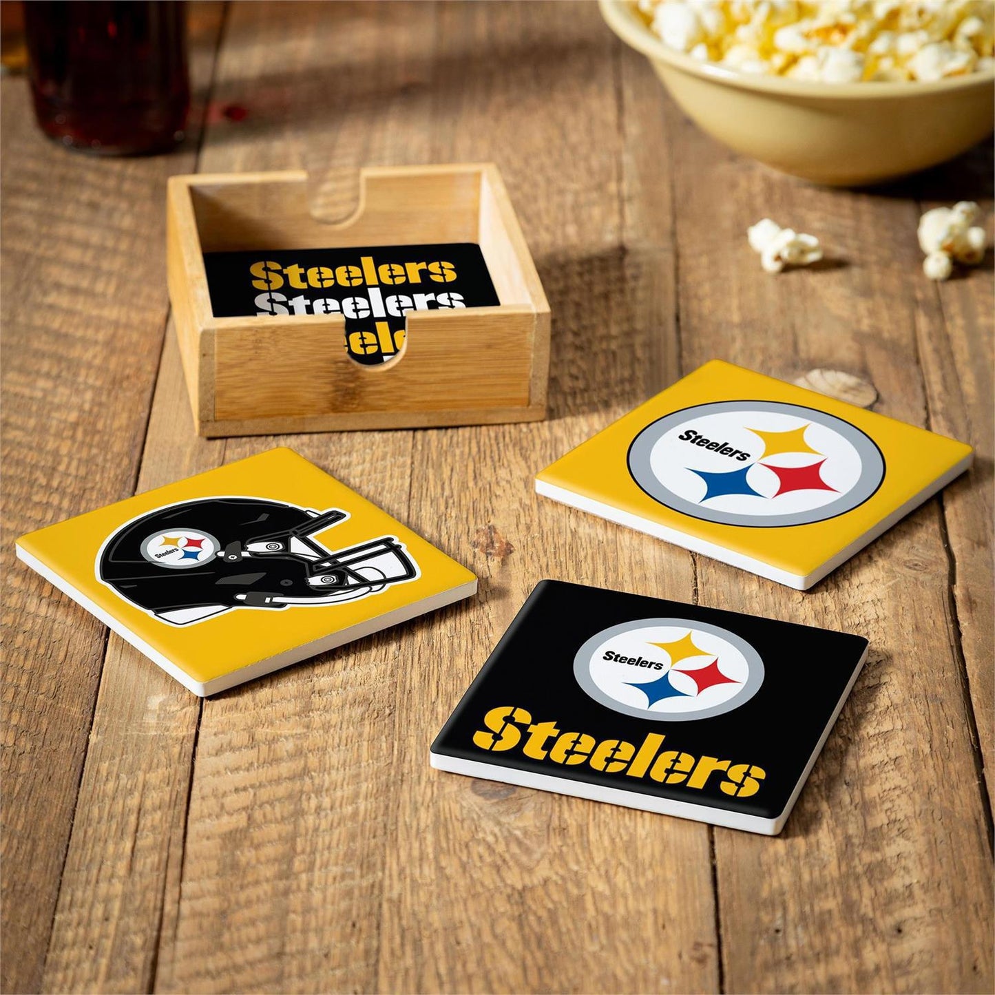 Pittsburgh Steelers Ceramic Coasters Set