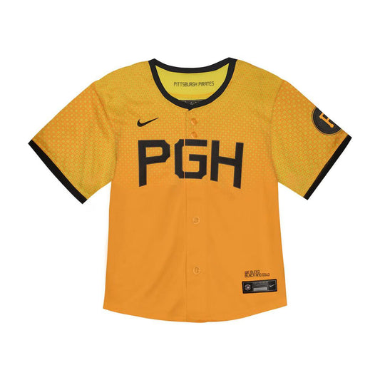 Pittsburgh Pirates Kids Nike Yellow City Connect Limited Jersey