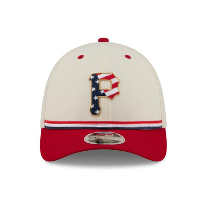 Pittsburgh Pirates New Era USA 250 Fourth of July 39THIRTY M-Crown Flex Hat