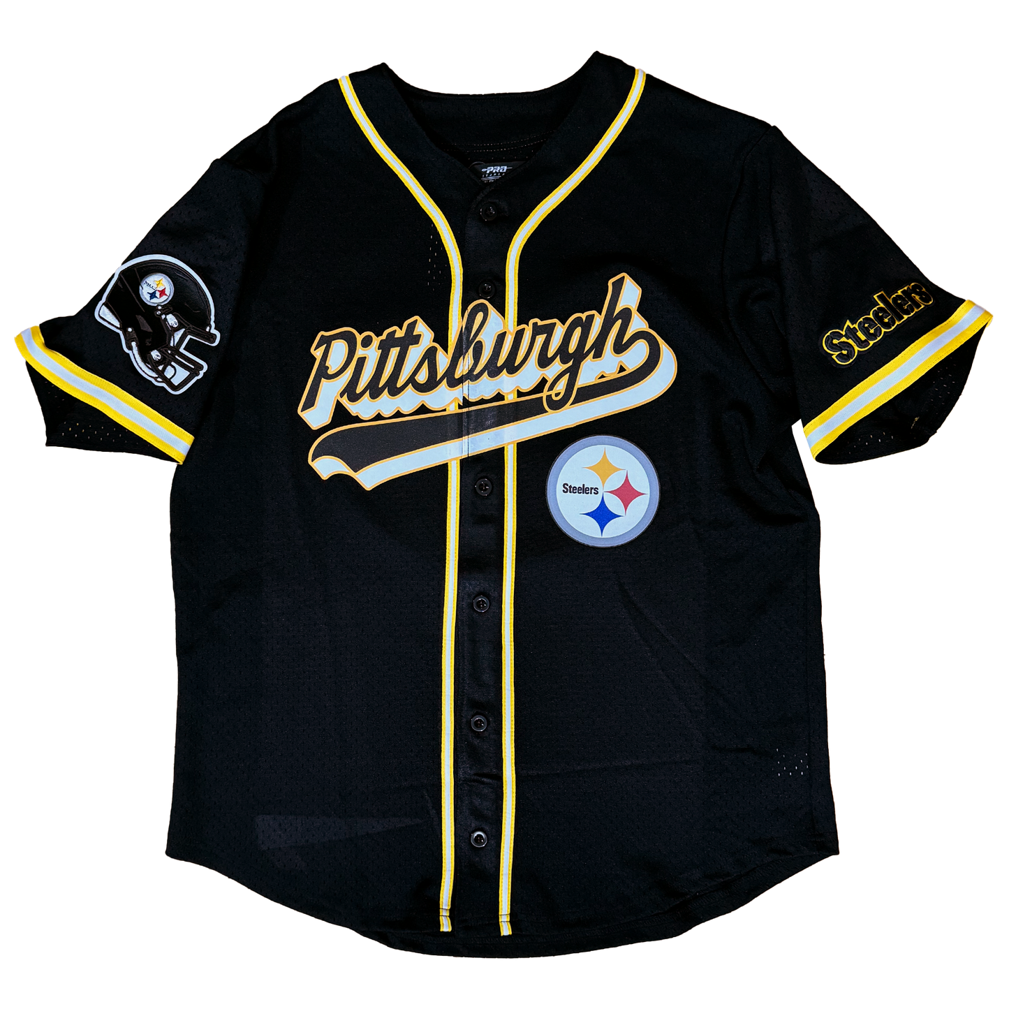 Pro Standard Black Pittsburgh Steelers Baseball Jersey