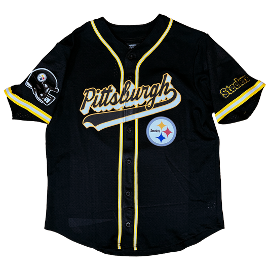 Pro Standard Black Pittsburgh Steelers Baseball Jersey