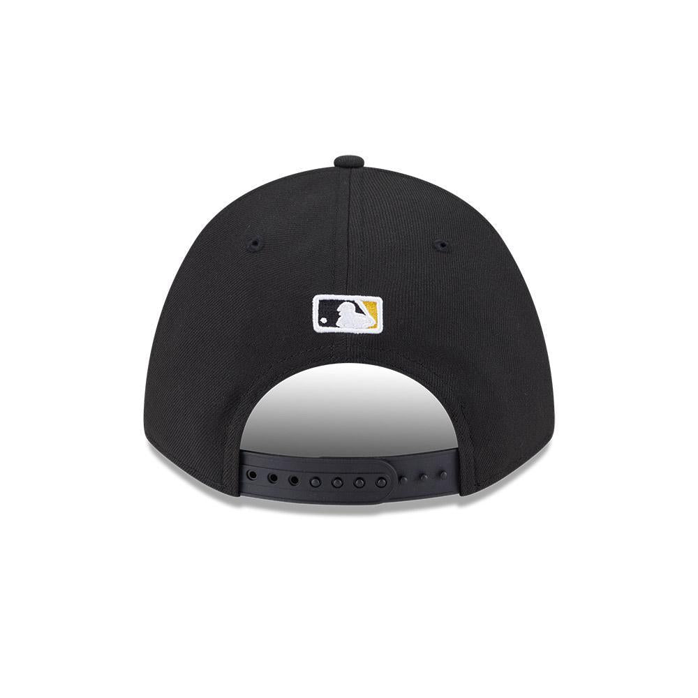 Pittsburgh Pirates New Era Black Player Replica 9FORTY M-Crown Style Adjustable Snapback Hat