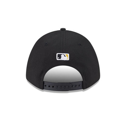 Pittsburgh Pirates New Era Black Player Replica 9FORTY M-Crown Style Adjustable Snapback Hat