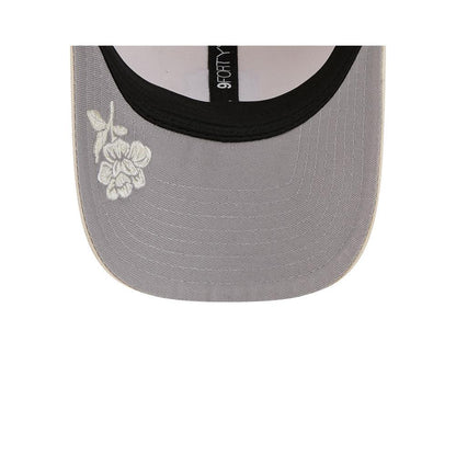 Pittsburgh Pirates Cream Tonal Floral Mesh Women's 9FORTY Snapback