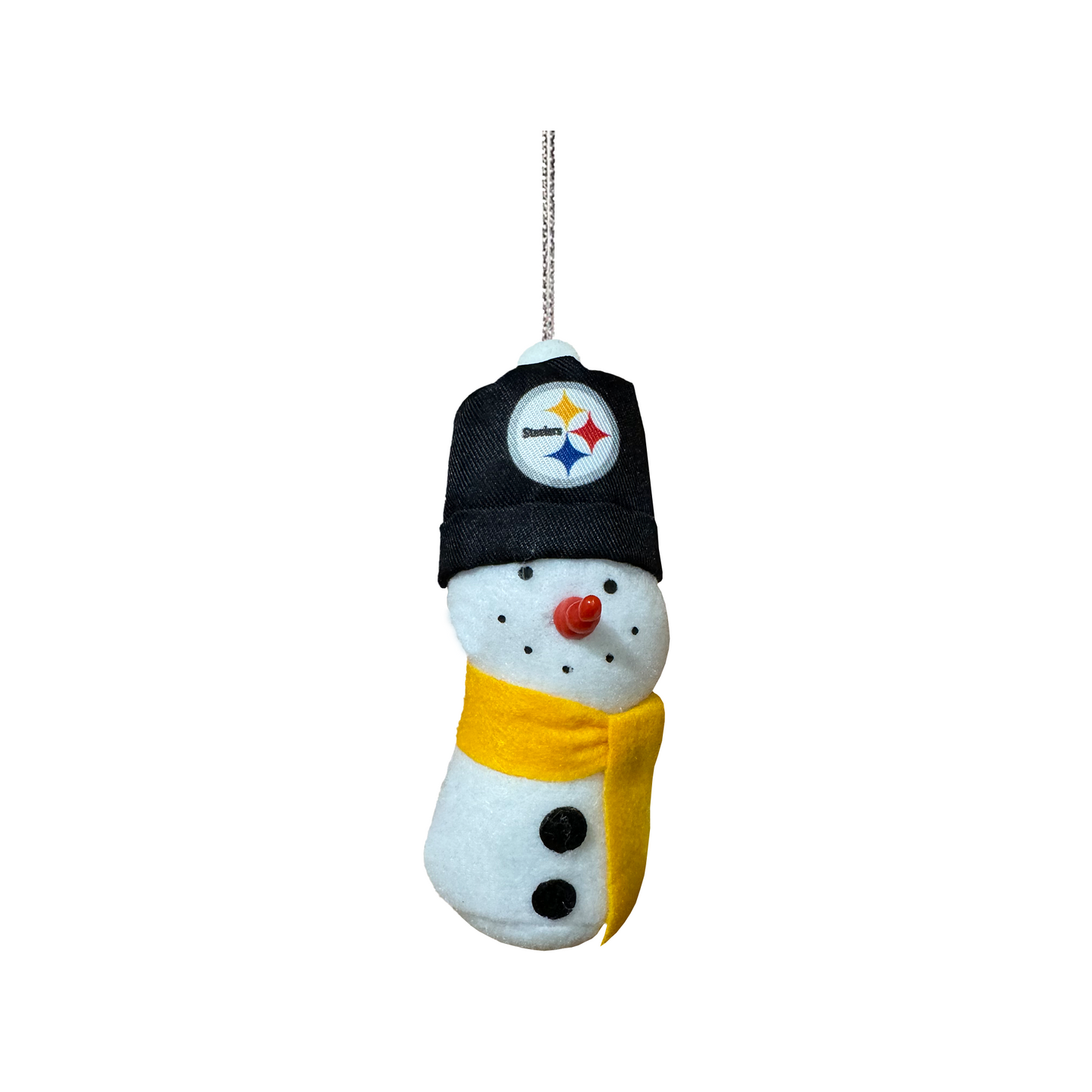 Pittsburgh Steelers Snowman Ornament