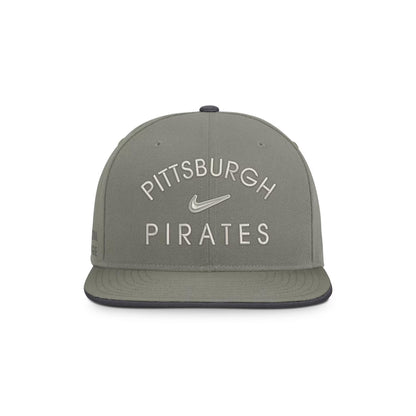 Pittsburgh Pirates Nike Olive Pro Dri-FIT Snapback Hat