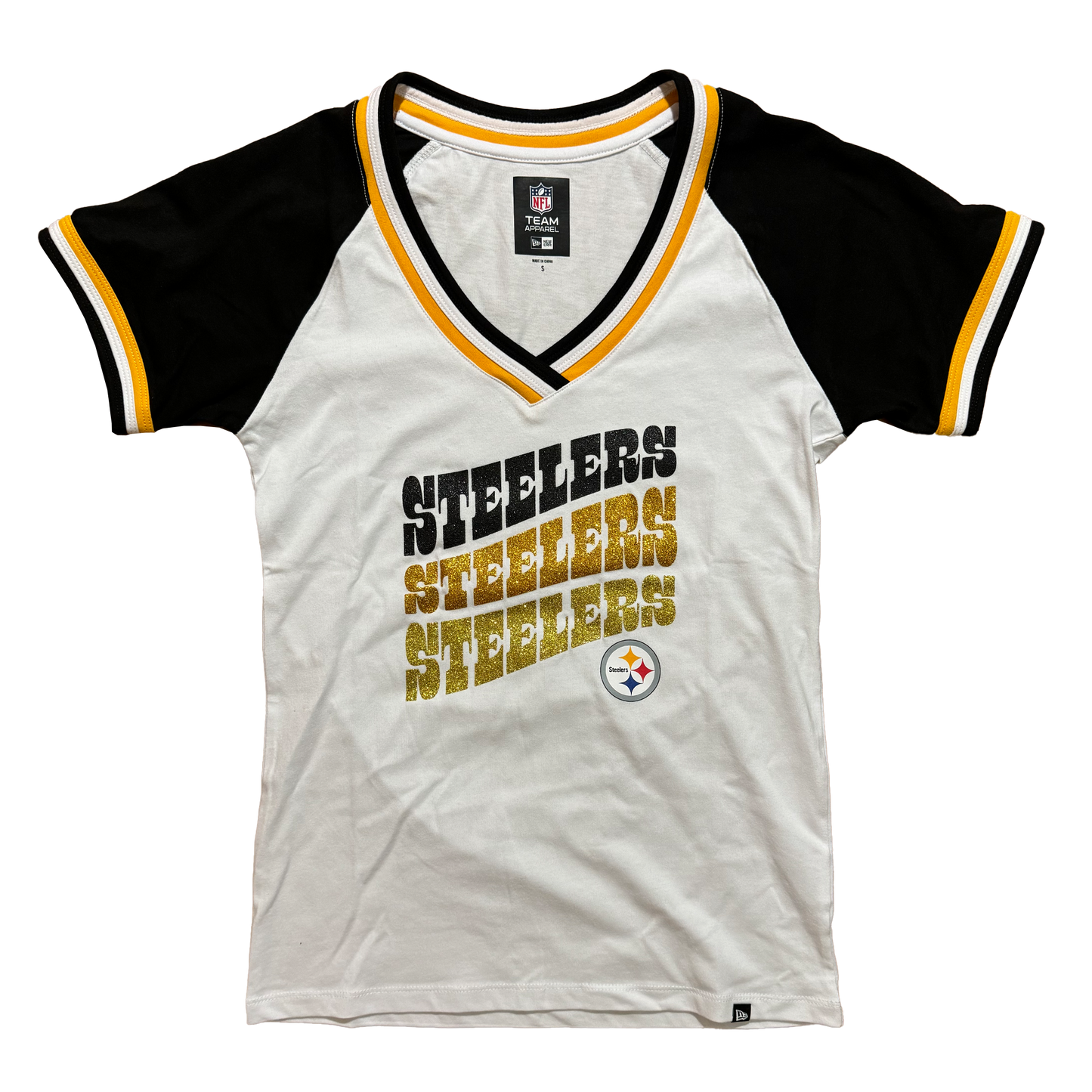 Pittsburgh Steelers Women's Glitter Top