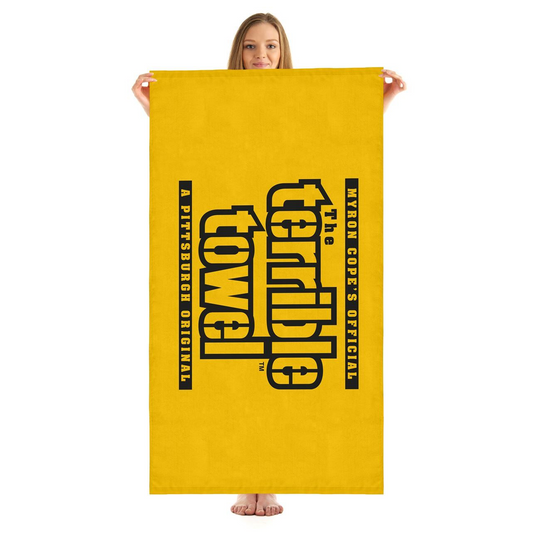 Pittsburgh Steelers Terrible Towel Beach Towel